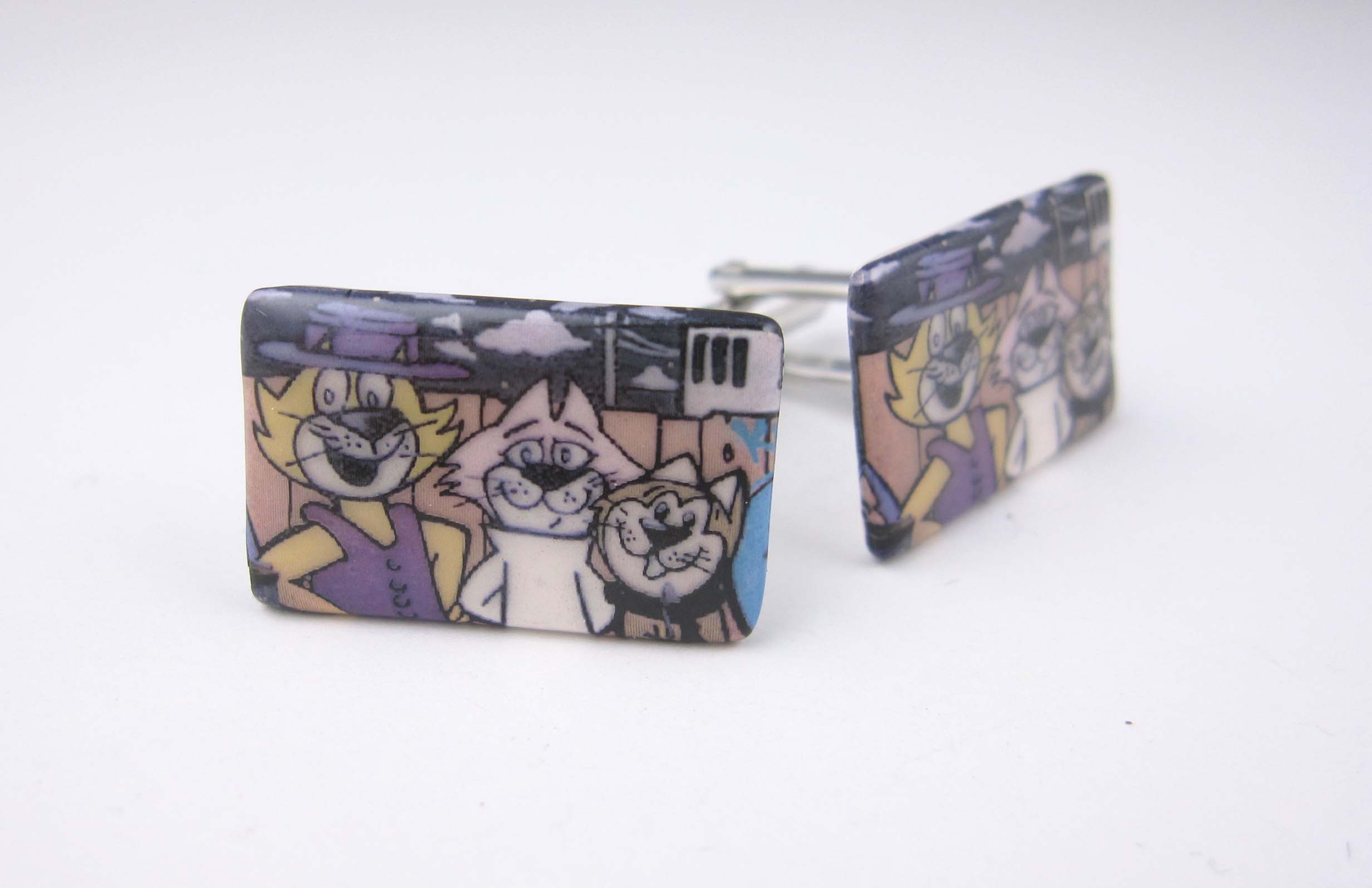 Top cat cufflinks